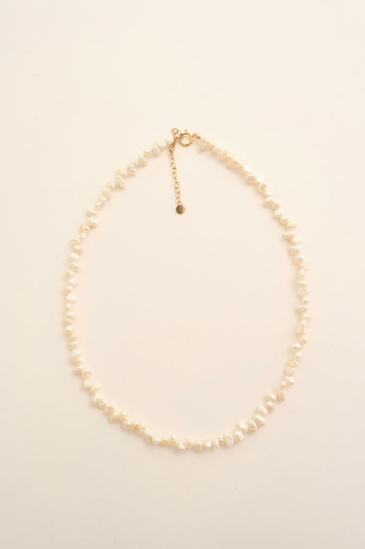 Everyday Pearl -- The Bloom Pedal Pearl Necklace