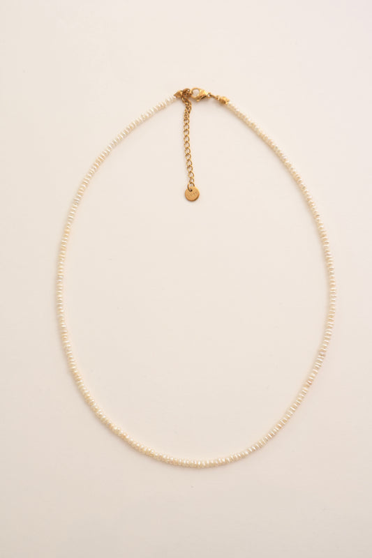 Everyday Pearl -- The Mini Keshi Pearl Necklace