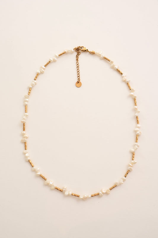 The Downtown Bloom Pearl Necklace