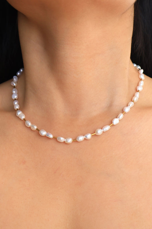 The Studio Baroque Pearl Necklace