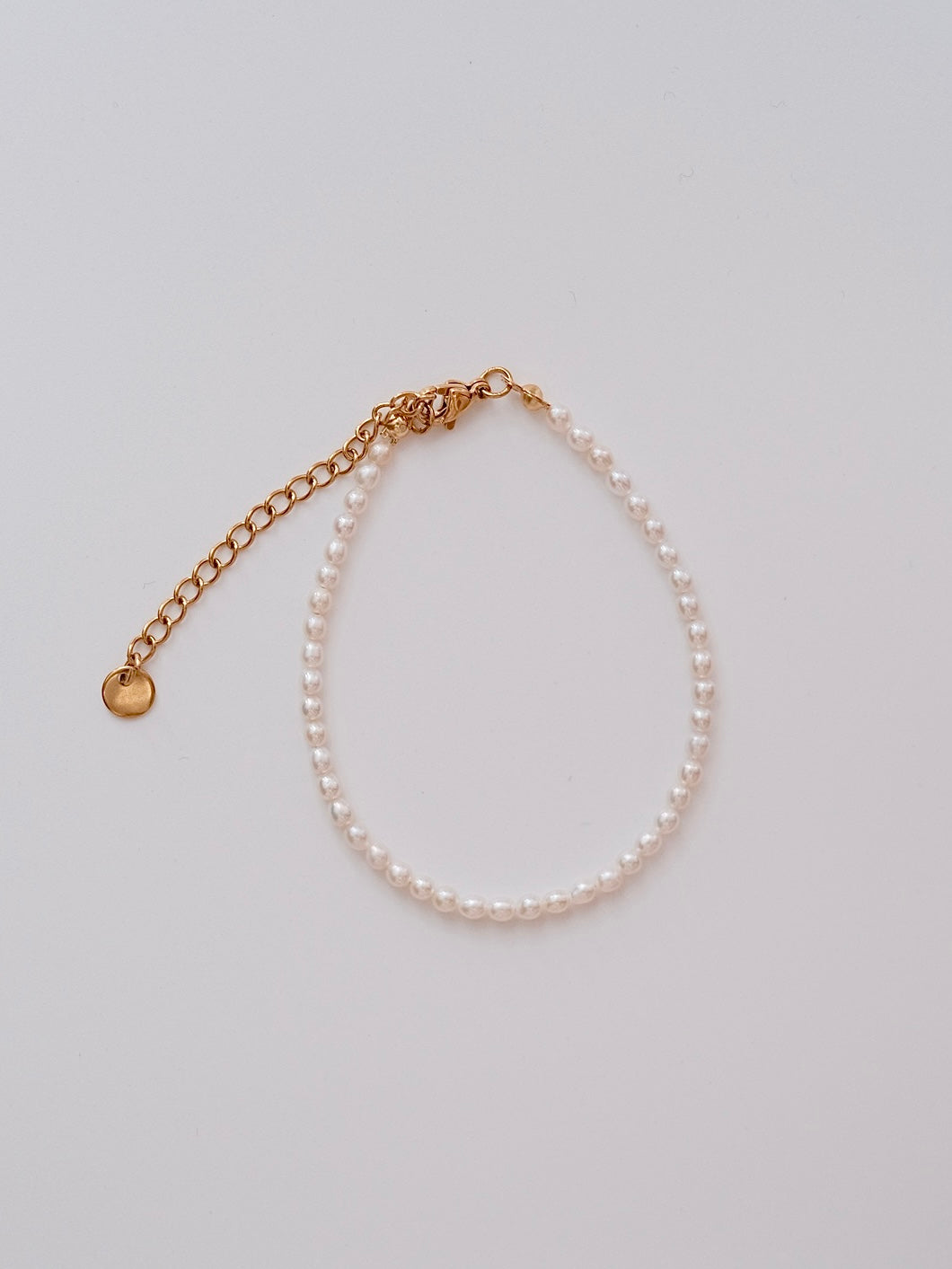 Curiosity - Dainty Freshwater Pearl Bracelet, Minimalist Jewelry