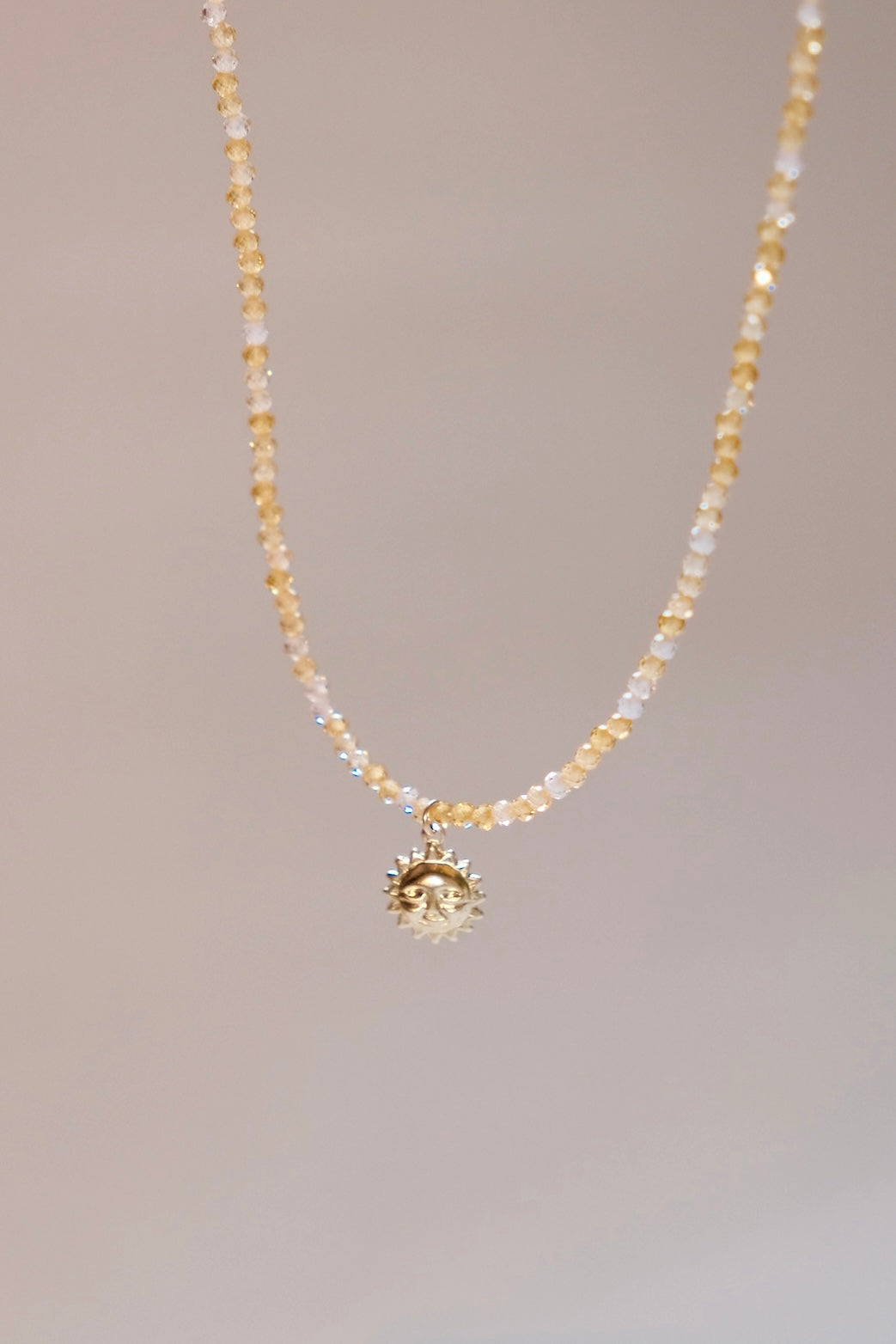 Caramel in the fall necklace set, super shiny champagne zirconia