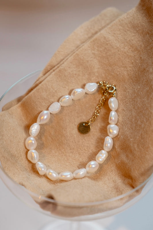 Three most basic fresh water pearl bracelets, easily fit with everyday outlets