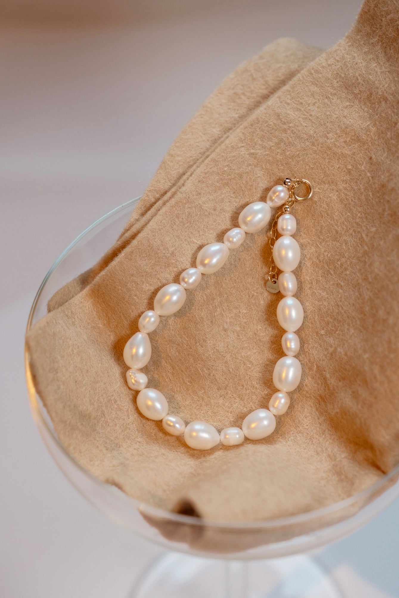 Three most basic fresh water pearl bracelets, easily fit with everyday outlets