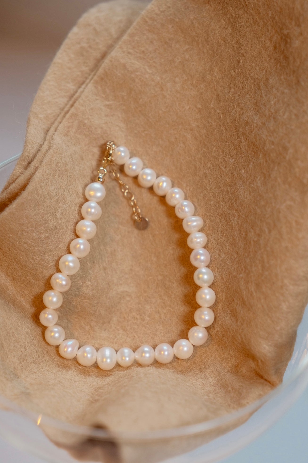 Three most basic fresh water pearl bracelets, easily fit with everyday outlets